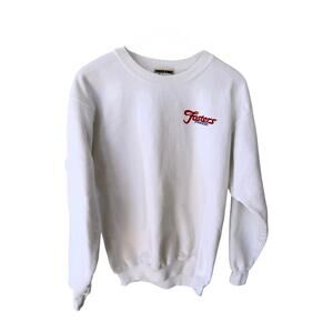 Fosters Freeze Graphic Sweatshirt Mens Medium White Cruisin Cars Vintage